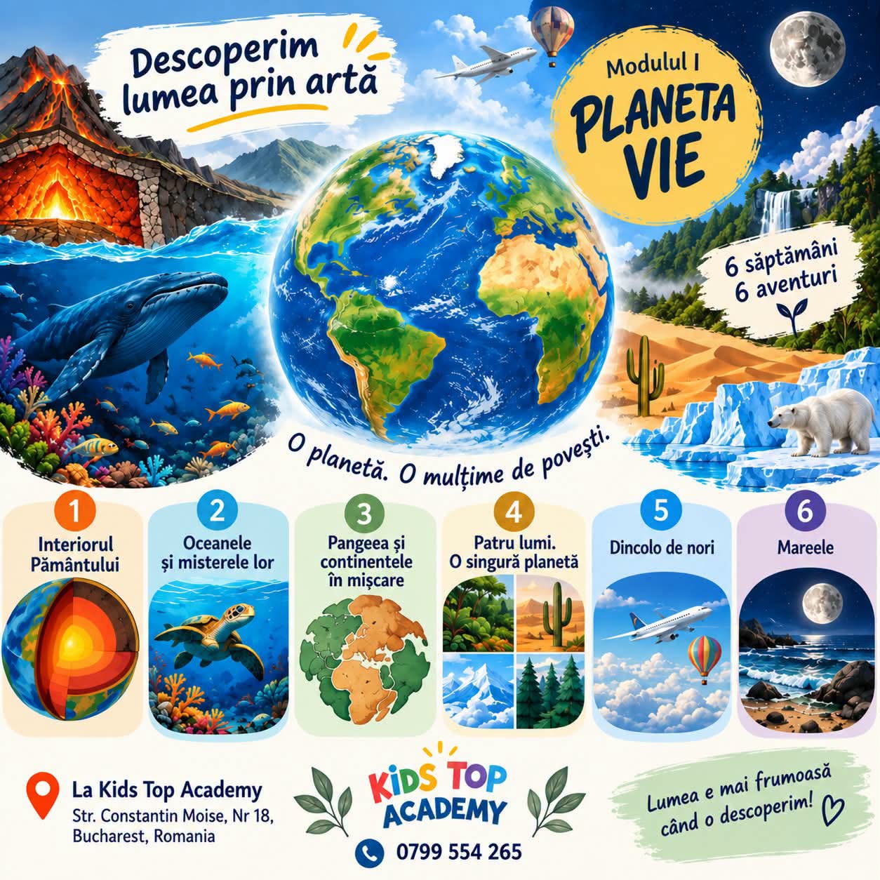 Descoperim lumea prin artă