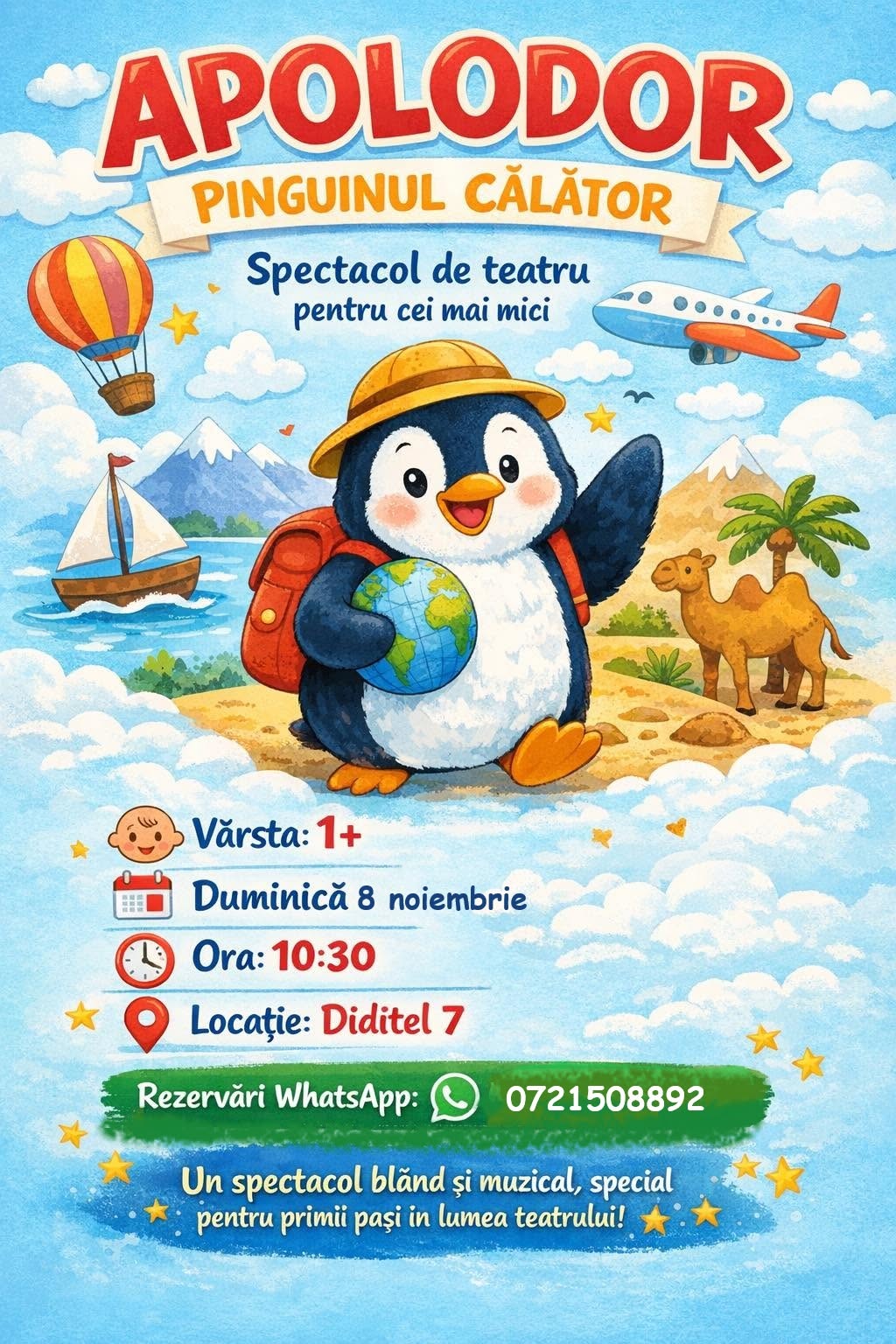 Apolodor, pinguinul călător