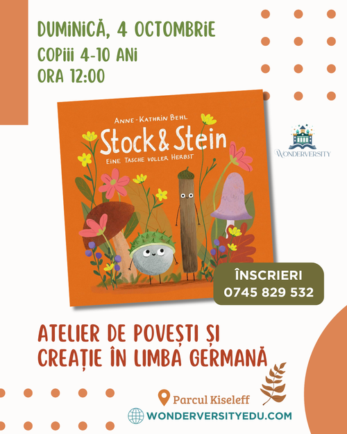 Atelier de povești și pictură în germană (4-10 ani)