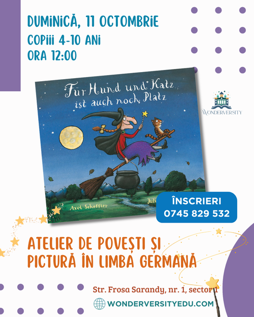 Atelier de povești și pictură în germană (4-10 ani)