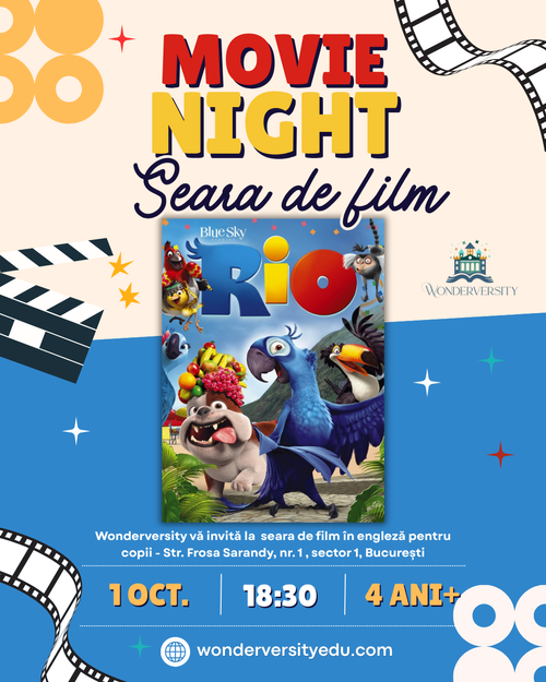Seară de film pentru copii
