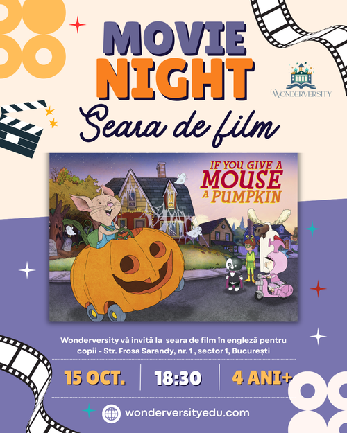 Seară de film pentru copii