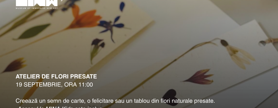 Atelier de flori presate