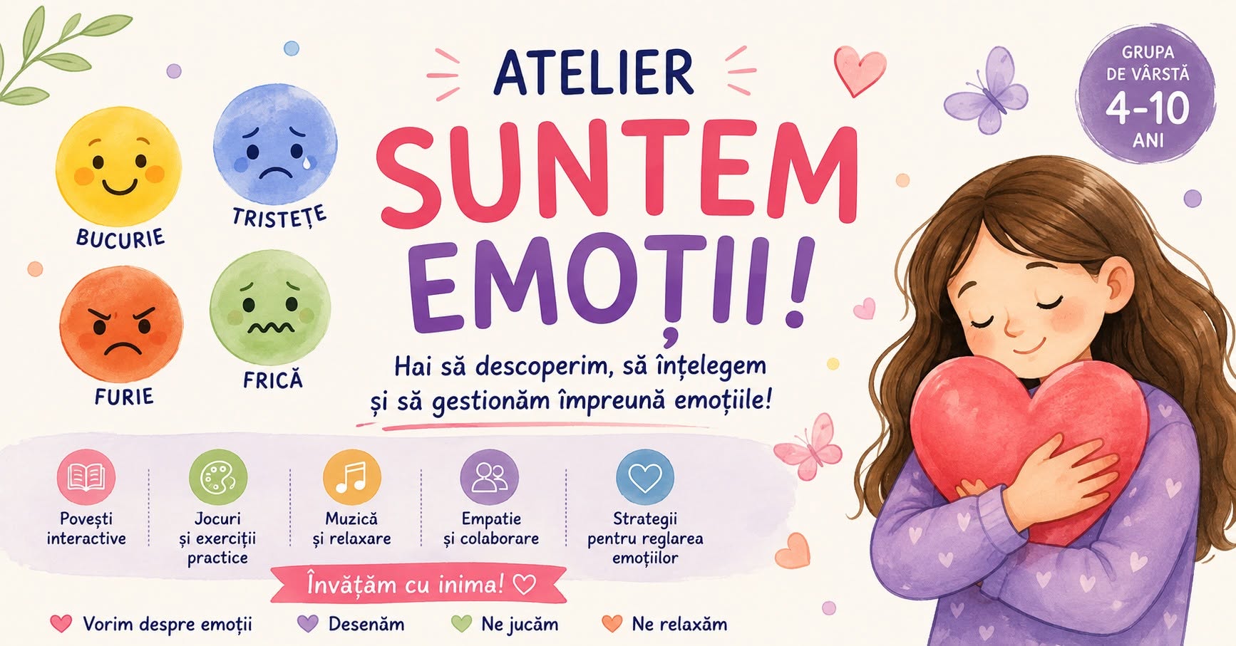 Atelier „Suntem emoții”