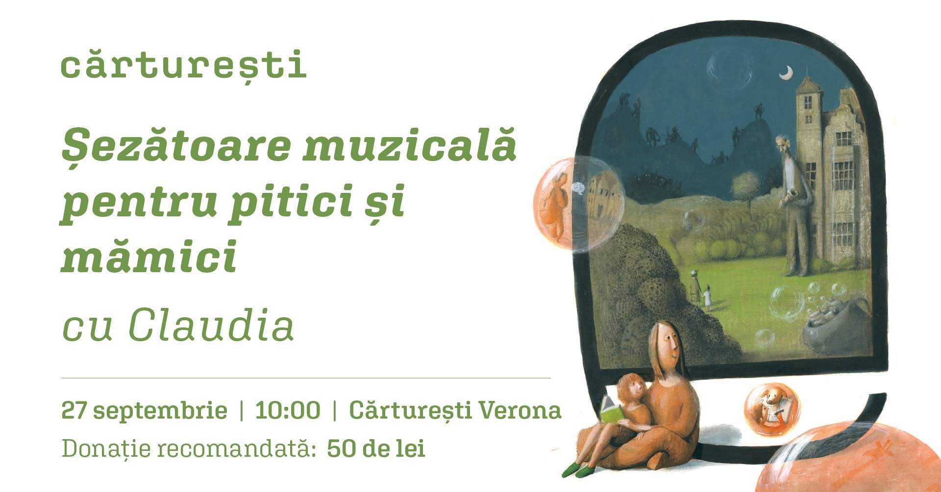 Șezătoarea muzicală pentru pitici & mămici