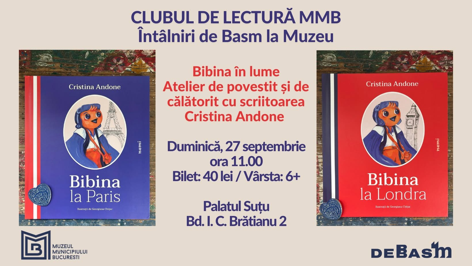 Bibina în lume. Atelier de povestit și de călătorit
