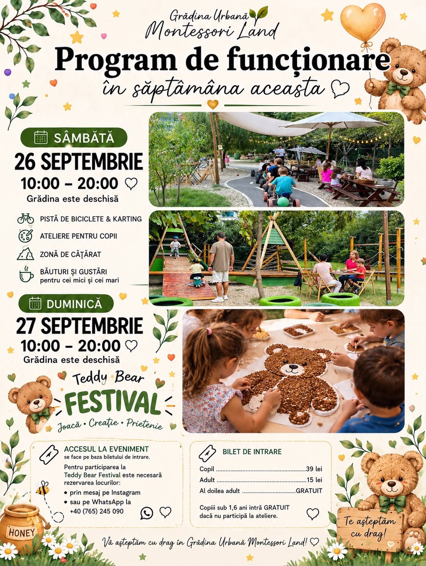 Joacă liberă în grădina Montessori Land