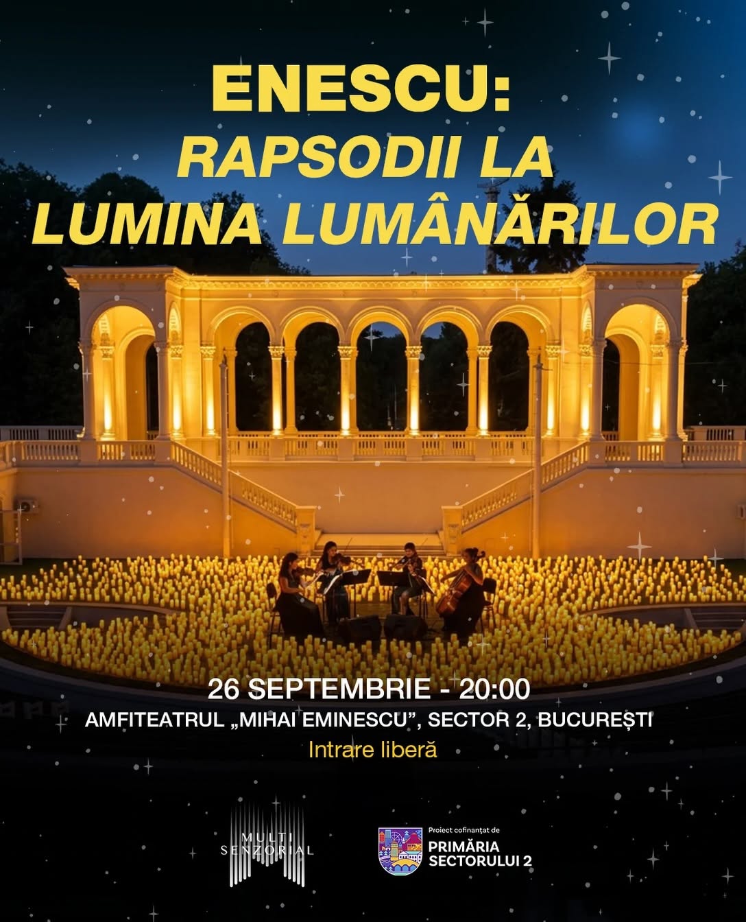 Enescu: Rapsodii la lumina lumânărilor