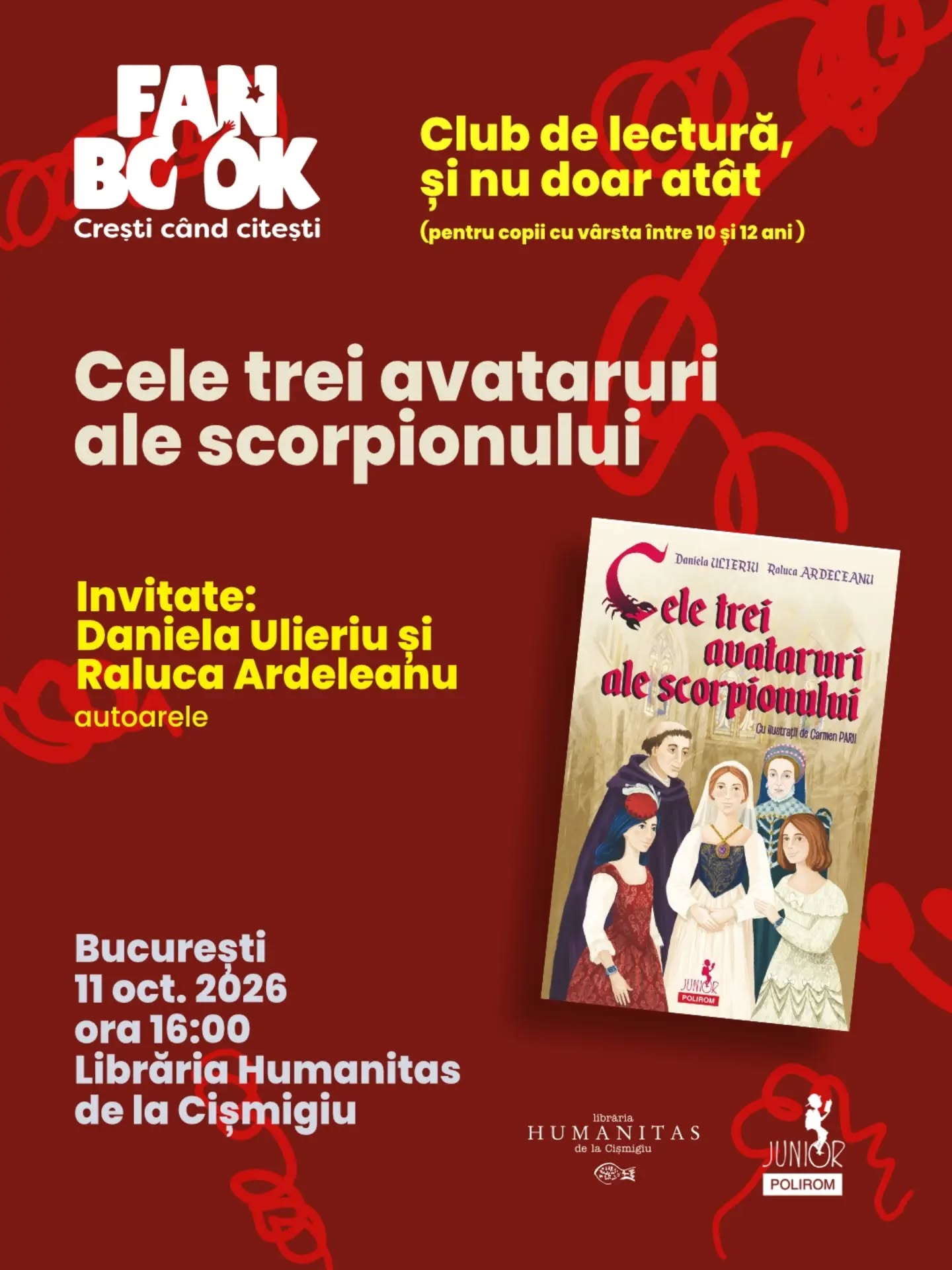 Fanbook Club – Cele trei avataruri ale scorpionului (10-12 ani)