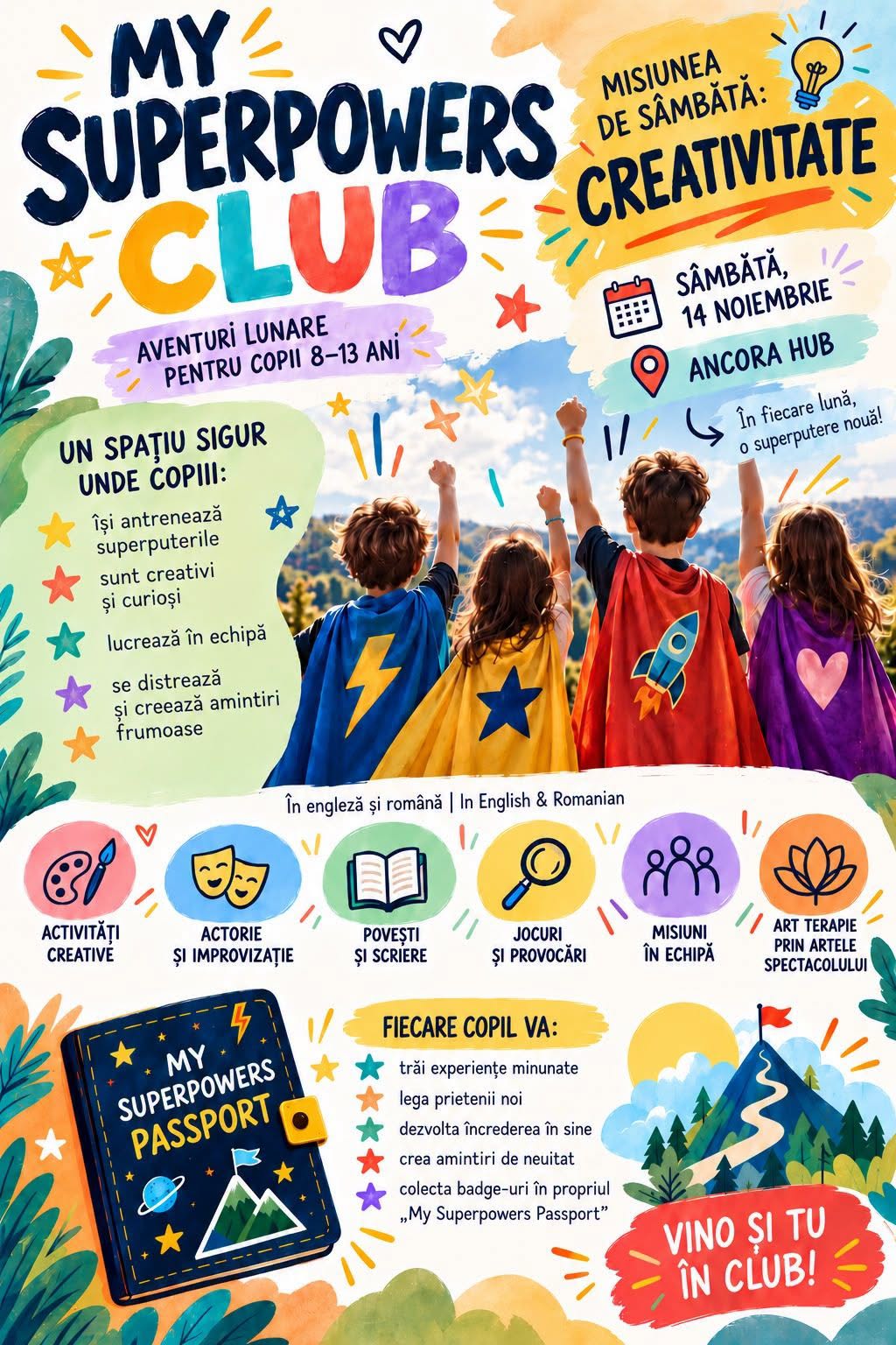 Club de Limba Engleză – My Superpowers Club