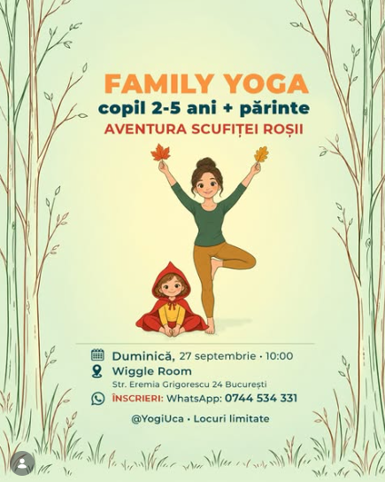 Family Yoga – Aventura Scufiței Roșii
