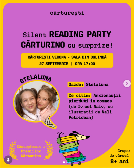 Silent Reading Party Cărturino cu StelaLuna