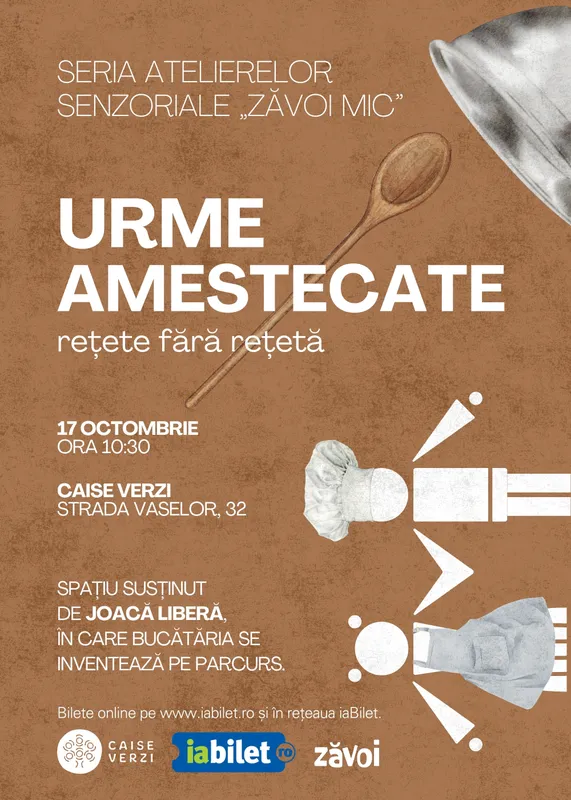 Seria Atelierelor Senzoriale „Zăvoi Mic” • Urme Amestecate