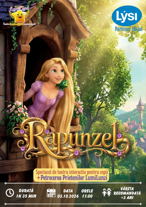 Rapunzel – Spectacol de teatru interactiv