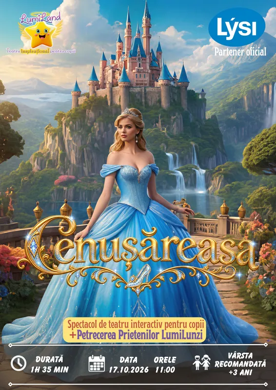 Cenușăreasa – Spectacol de teatru interactiv