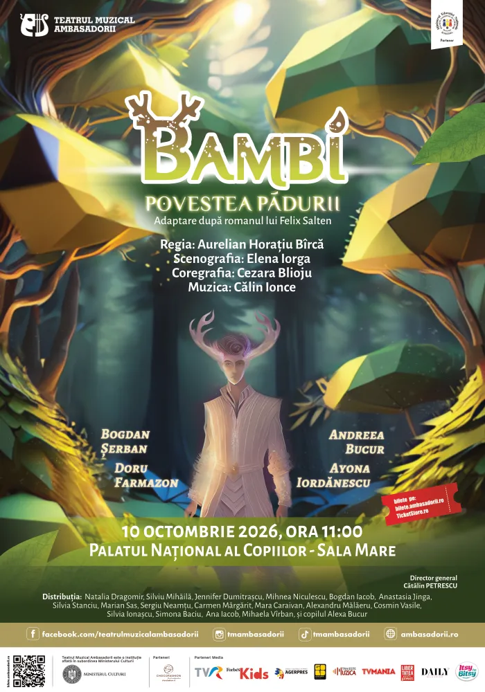 Bambi – Povestea padurii – Teatrul Muzical Ambasadorii