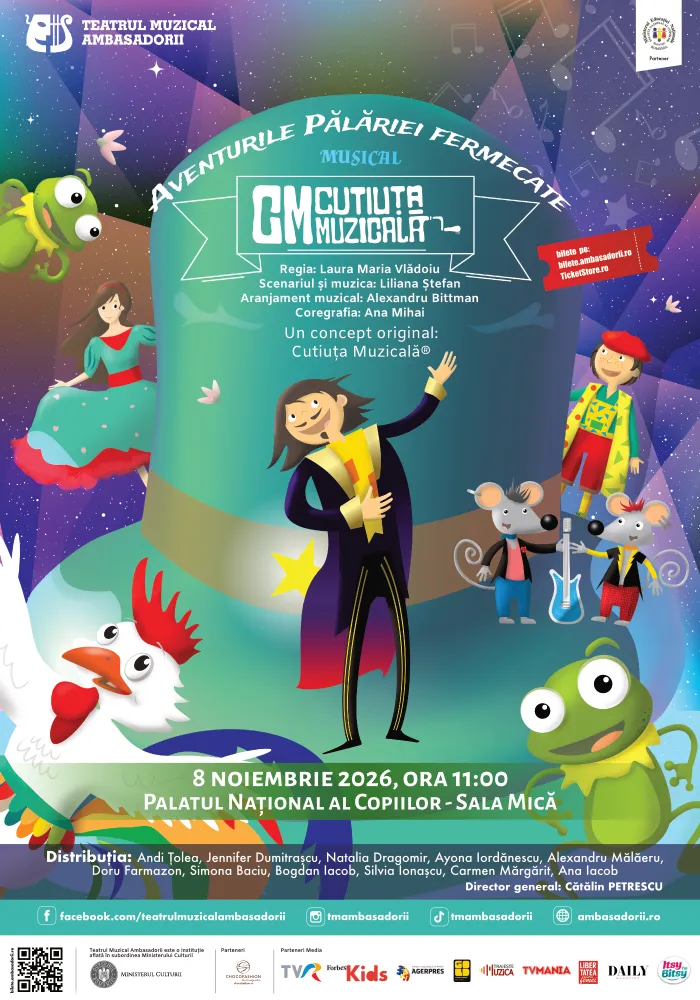 Cutiuța Muzicală – Aventurile Pălăriei Fermecate