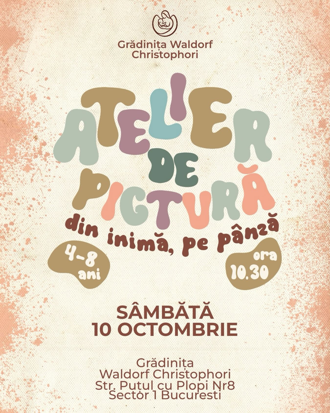 Atelier de pictură pe pânză