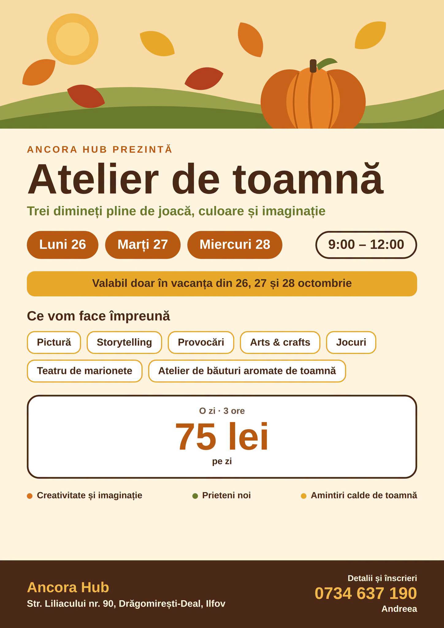 Atelier de toamnă