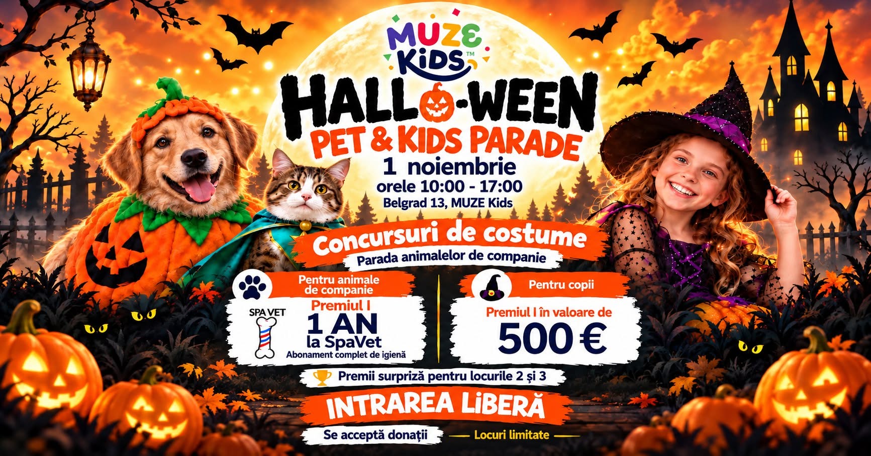 Halloween Pet & Kids Parade