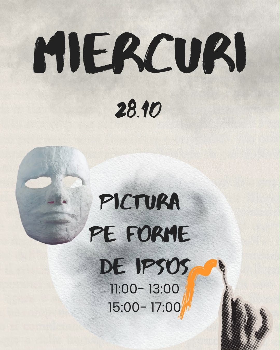 Halloween Fest – Pictură pe forme de ipsos