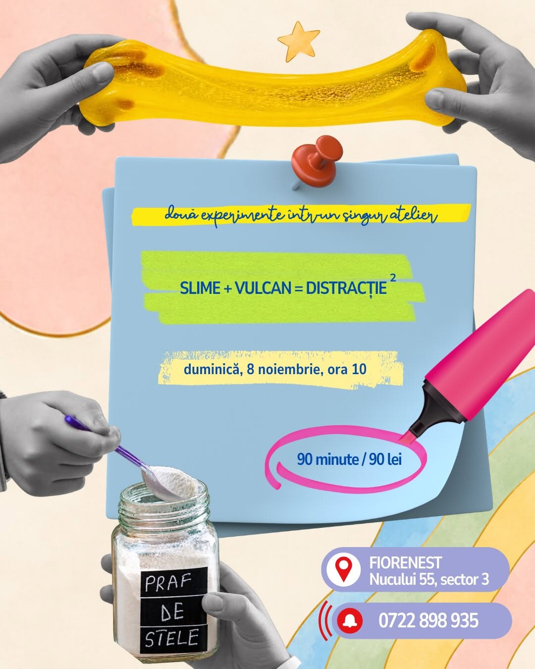 Atelier de chimie distractivă pentru copii