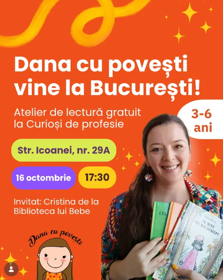 Dana cu povești vine la București