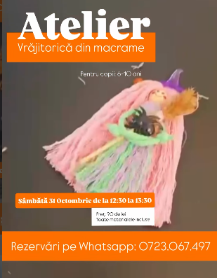 Atelier Vrăjitorică din macrame