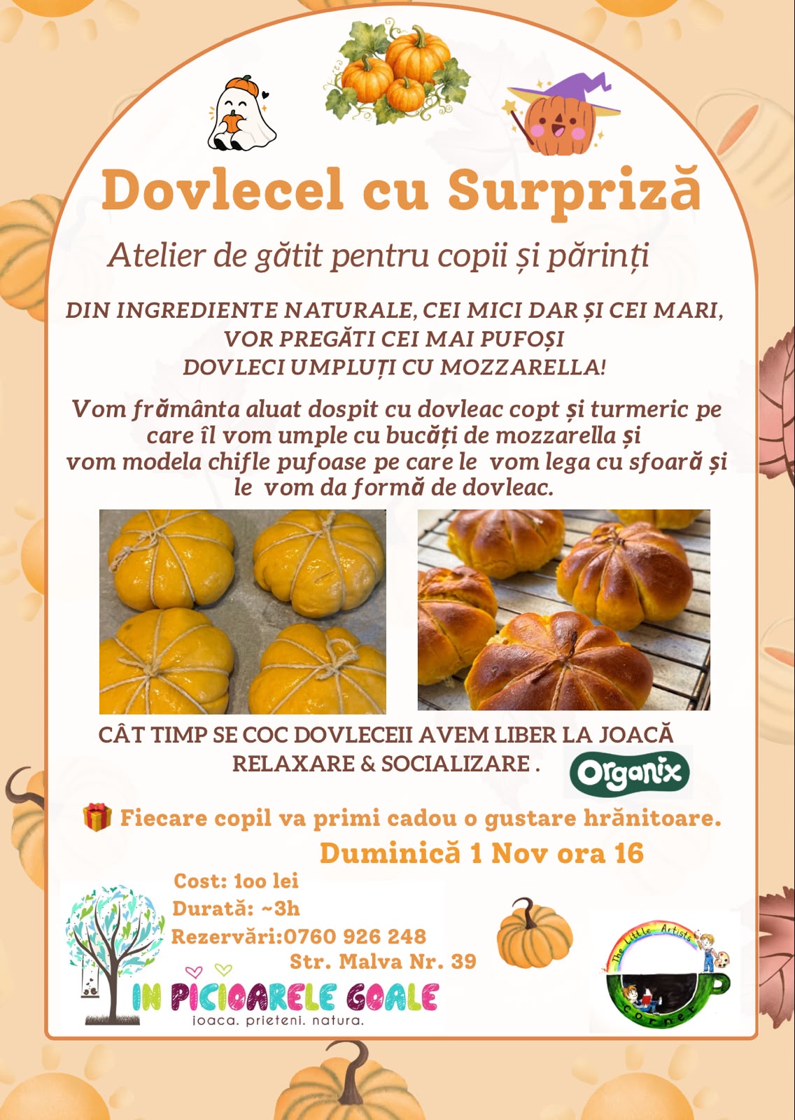 Dovlecel cu Surpriză – Atelier de gătit
