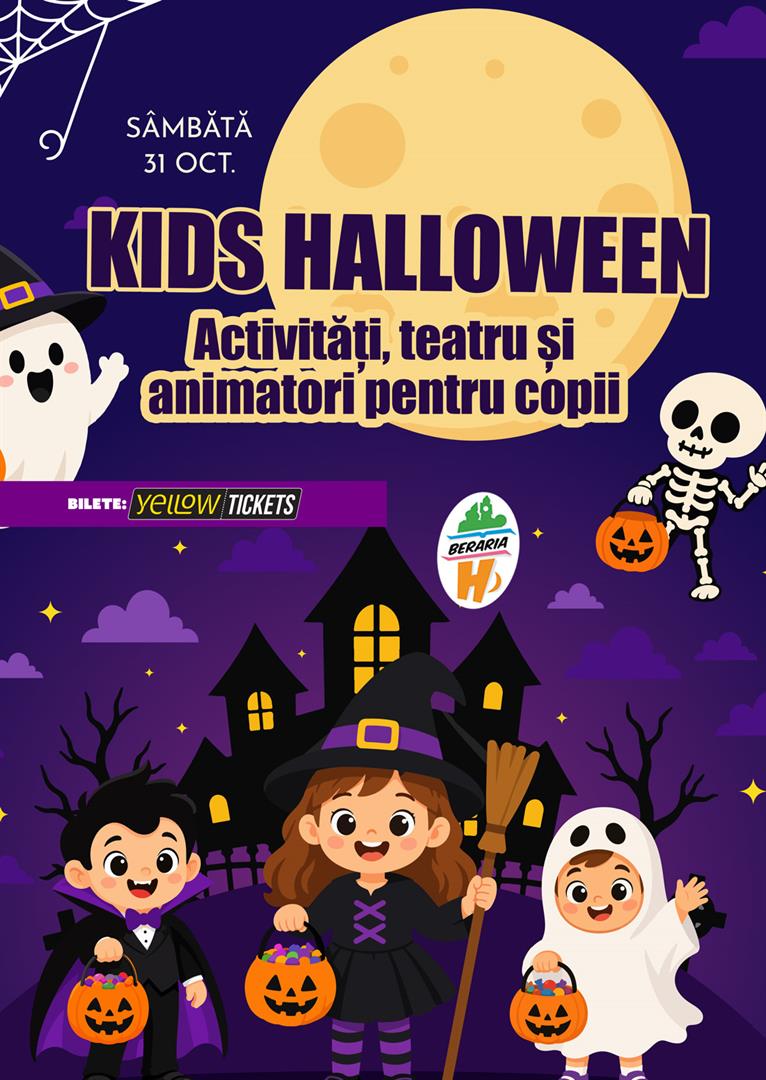 Kids Halloween – Activități, teatru și animatori pentru copii
