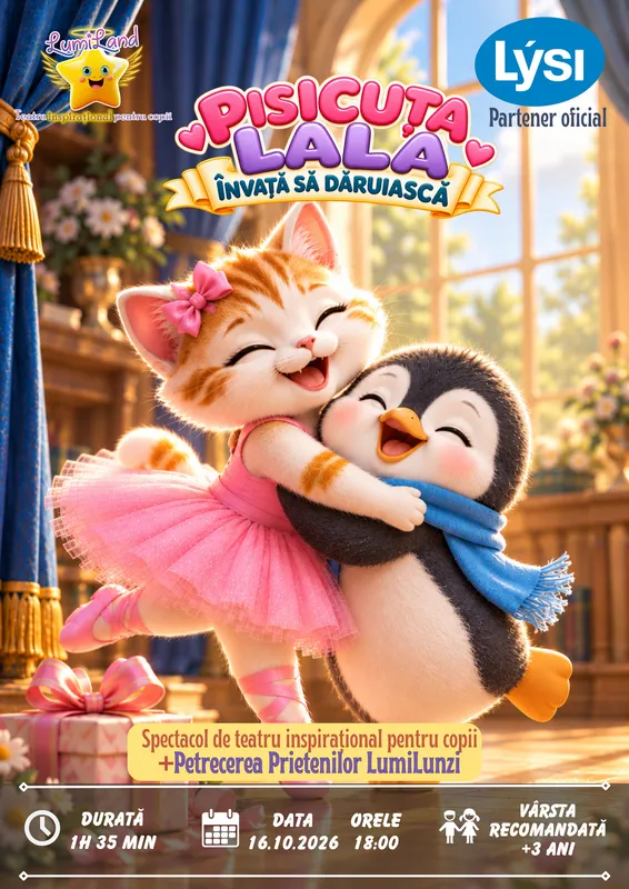Pisicuța LaLa învață sa dăruiască