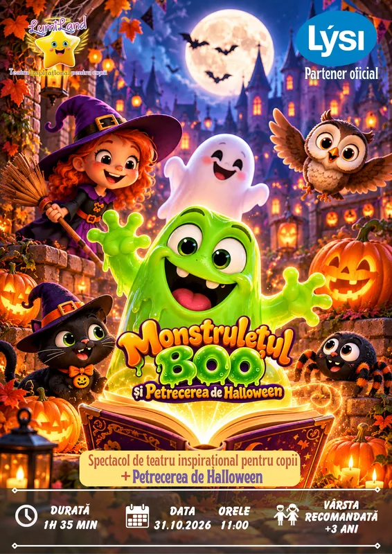 Monstrulețul Boo și Petrecerea de Halloween