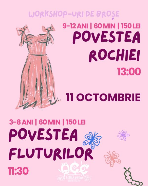 Workshop – Povestea fluturelui care a vrut să poarte anotimpurile